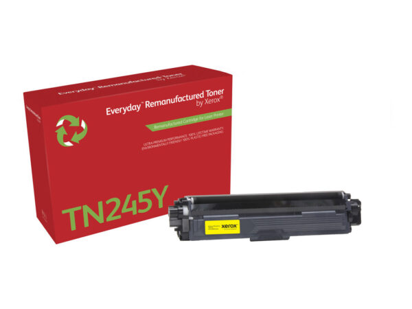 Toner rigenerato Everyday di Xerox Giallo compatibile con Brother TN245Y, Alta capacità