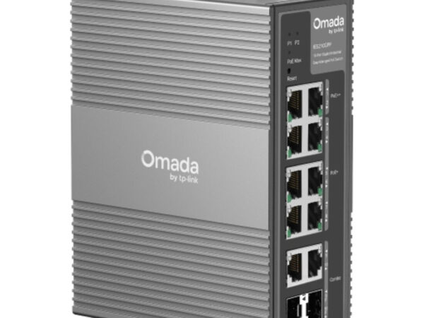 TP-Link Omada IES210GPP switch di rete Gestito Gigabit Ethernet (10/100/1000) Supporto Power over Ethernet (PoE) DIN rail Grigio