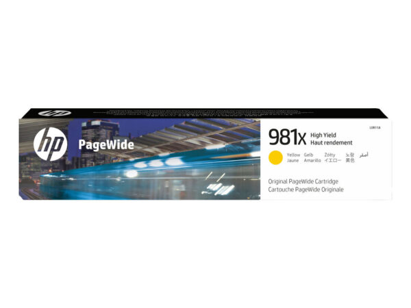 HP Cartuccia giallo originale ad alta capacità 981X PageWide