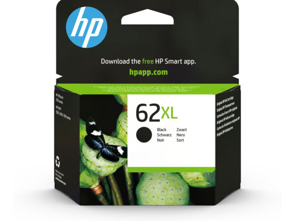 HP Cartuccia originale inchiostro nero ad alta capacità 62XL
