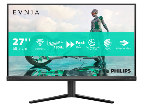 Philips Evnia 27M2N3500NL/00 LED display 68,6 cm (27") 2560 x 1440 Pixel Quad HD LCD Grigio
