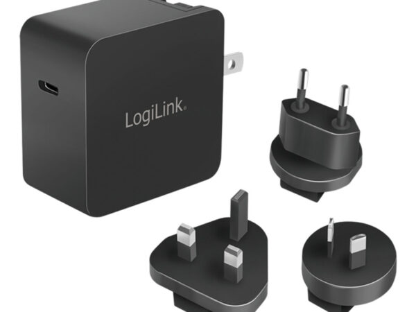 LogiLink PA0302 Caricabatterie per dispositivi mobili Universale Nero AC Ricarica rapida Interno