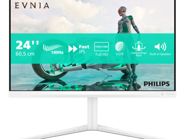 Philips Evnia 24M2N3201A/00 Monitor PC 60,5 cm (23.8") 1920 x 1080 Pixel Full HD LCD Bianco