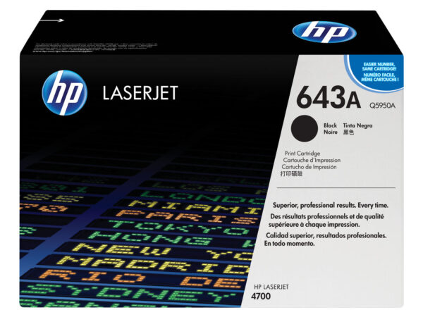 HP Cartuccia Toner originale nero LaserJet 643A