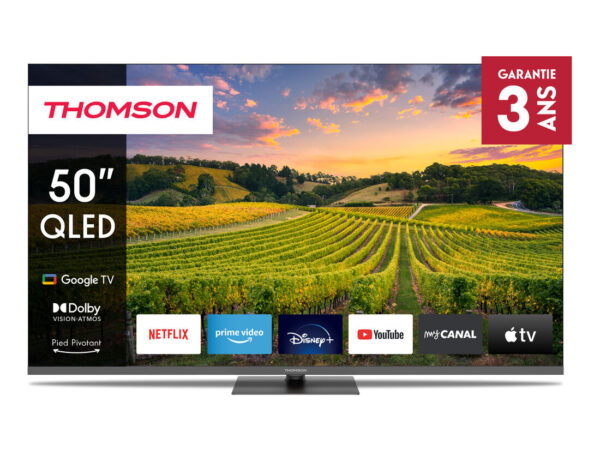 Thomson 50QG5C14 TV 127 cm (50") 4K Ultra HD Smart TV Wi-Fi Grigio