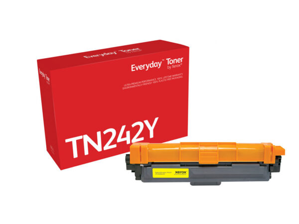 Everyday Toner  di Xerox Giallo compatibile con Brother TN242Y, Capacità standard
