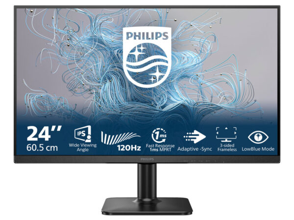 Philips Serie 1000 24E2N1110/00 Monitor PC 60,5 cm (23.8") 1920 x 1080 Pixel Full HD LCD Nero