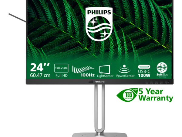 Philips 5000 series 24B2G5301/00 Monitor PC 60,5 cm (23.8") 1920 x 1080 Pixel Full HD LCD Nero