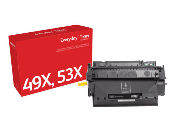 Everyday Toner  di Xerox Nero compatibile con HP 49X 53X (Q5949X/ Q7553X), Alta capacità