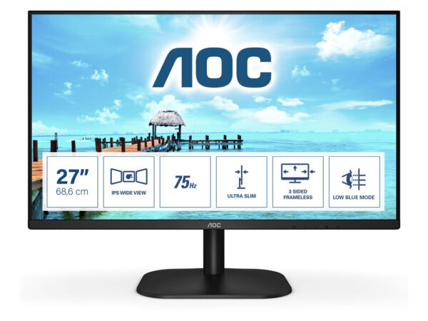 AOC B2 27B2H/EU LED display 68,6 cm (27") 1920 x 1080 Pixel Full HD Nero