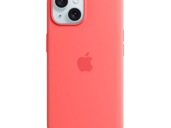 Apple Custodia MagSafe in silicone per iPhone 15 - Guava