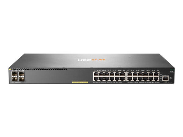 HPE Aruba Networking 2930F 24G PoE+ 4SFP Switch