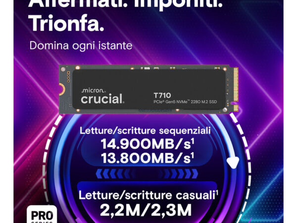 Crucial T710 4 TB M.2 PCI Express 5.0 NVMe