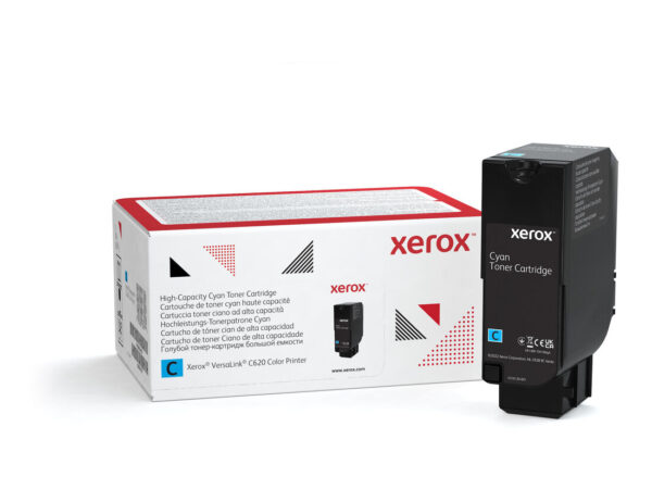 Xerox Cartuccia toner Ciano a Alta capacità da 12000 Pagine per Stampante a colori  VersaLink C620 (006R04625)