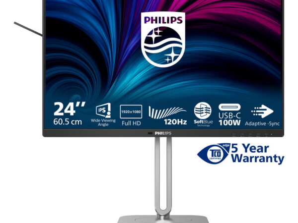 Philips 4000 series 24B2U4301/00 Monitor PC 60,5 cm (23.8") 1920 x 1080 Pixel Full HD LCD Grigio