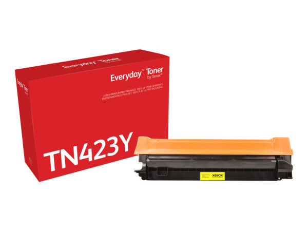 Everyday Toner  di Xerox Giallo compatibile con Brother TN-423Y, Alta capacità