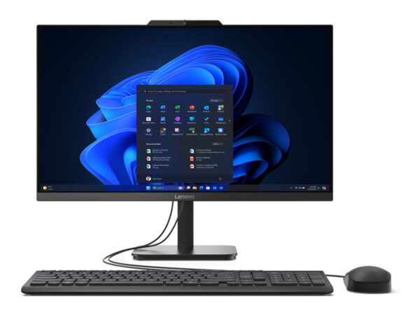 Lenovo V100 Intel Core i3 N-series i3-N305 60,5 cm (23.8") 1920 x 1080 Pixel PC All-in-one 8 GB DDR4-SDRAM 512 GB SSD Windows 11 Pro Wi-Fi 6 (802.11ax) Nero