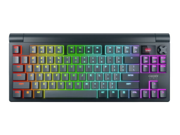 CHERRY XTRFY MX 8.3 TKL Wireless tastiera Gaming USB + RF Wireless + Bluetooth QWERTY Inglese US Grigio