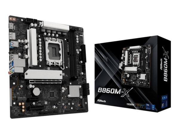 Asrock B860M-X Intel B860 LGA 1851 (Socket V1) micro ATX
