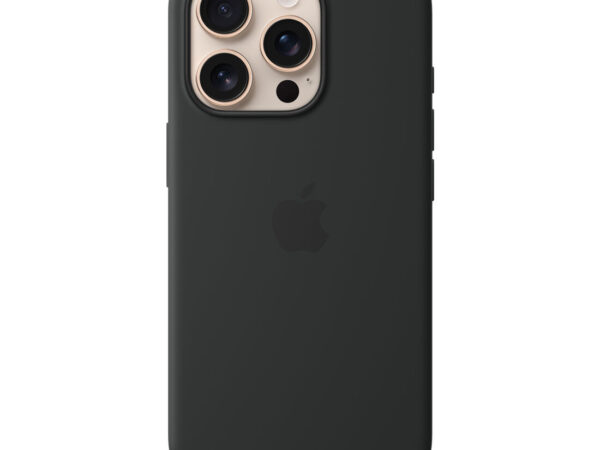 Apple Custodia MagSafe in silicone per iPhone 16 Pro - Nero