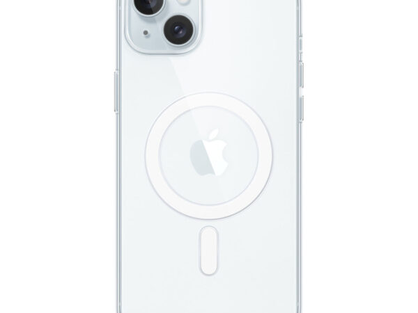 Apple Custodia MagSafe trasparente per iPhone 15 Plus