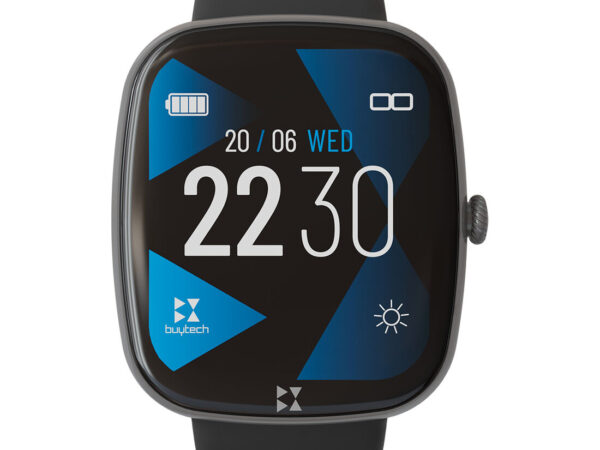 Techmade BY-GAMMA-BK smartwatch e orologio sportivo 4,65 cm (1.83") Digitale Touch screen Nero