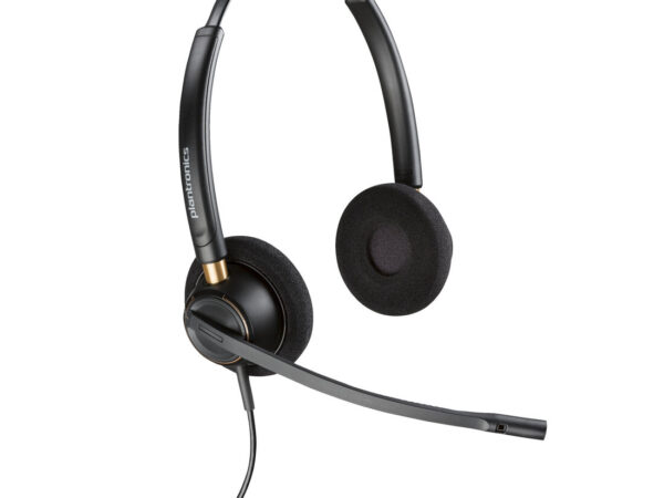 Poly Cuffie digitali biaurali EncorePro 520D con Quick Disconnect TAA