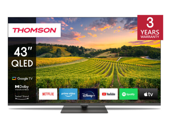 Thomson 43QG5C14 TV 109,2 cm (43") 4K Ultra HD Smart TV Wi-Fi Nero