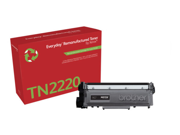 Toner rigenerato Everyday di Xerox Mono compatibile con Brother TN2220, Alta capacità