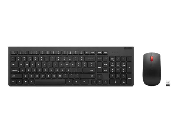 Lenovo 4X31N50745 tastiera Mouse incluso Casa/ufficio RF Wireless QWERTY Inglese UK Nero