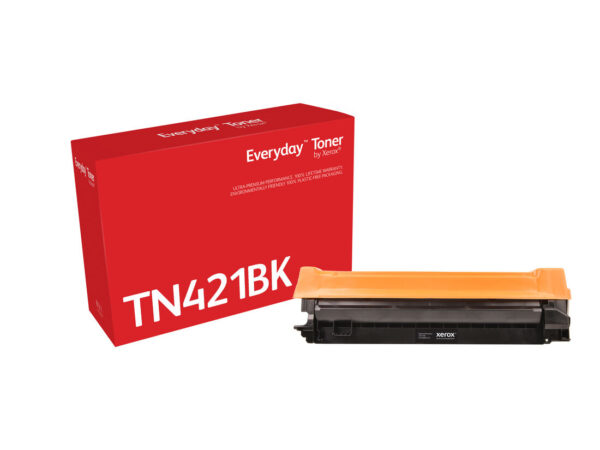 Everyday Toner  di Xerox Nero compatibile con Brother TN-421BK, Capacità standard