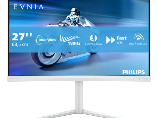 Philips Evnia 5000 27M2C5201L/00 LED display 68,6 cm (27") 1920 x 1080 Pixel Full HD LCD Bianco