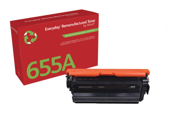 Toner rigenerato Everyday di Xerox Nero compatibile con HP 655A (CF450A), Capacità standard