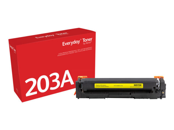 Everyday Toner  di Xerox Giallo compatibile con HP 203A (CF542A), Capacità standard