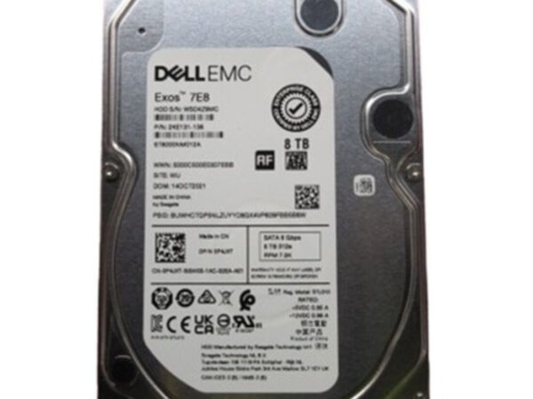 DELL 400-BRDB disco rigido interno 8 TB 7200 Giri/min 3.5" Serial ATA III
