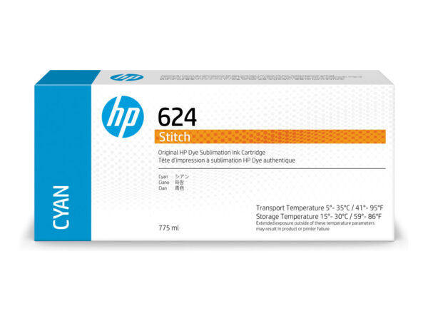 HP Cartuccia inchiostro 624 Stitch Dye Sublimation, ciano, da 775 ml