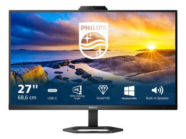 Philips 5000 series 27E1N5600HE/00 Monitor PC 68,6 cm (27") 2560 x 1440 Pixel Quad HD LCD Nero