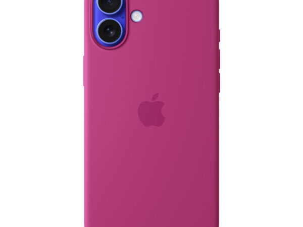 Apple Custodia MagSafe in silicone per iPhone 16 Plus - Fucsia