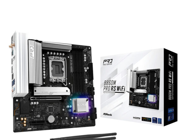 Asrock B860M Pro RS WiFi Intel B860 LGA 1851 (Socket V1) micro ATX