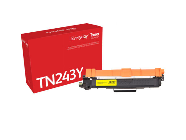 Everyday Toner  di Xerox Giallo compatibile con Brother TN-243Y, Capacità standard