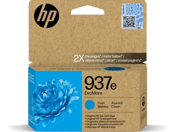 HP Cartuccia di inchiostro ciano originale 937e EvoMore