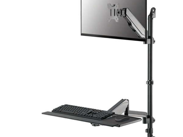 Neomounts WL90-325BL1 Postazione di lavoro in piedi a parete 17-32" - molla a gas