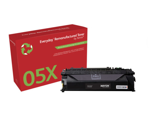 Toner rigenerato Everyday di Xerox Mono compatibile con HP 05X (CE505X), Alta capacità