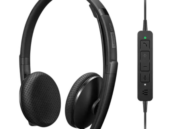 Lenovo 4XD1M39028 cuffia e auricolare Cablato A Padiglione USB tipo-C Nero