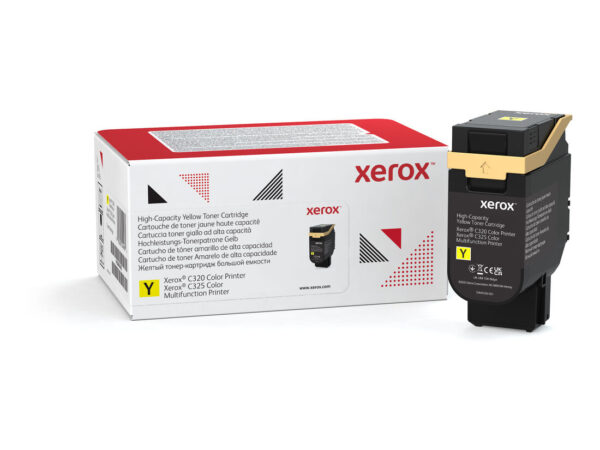 Xerox Cartuccia toner Giallo a Alta capacità da 5500 Pagine per Stampante a colori  C320/multifunzione a colori  C325 (006R04830)