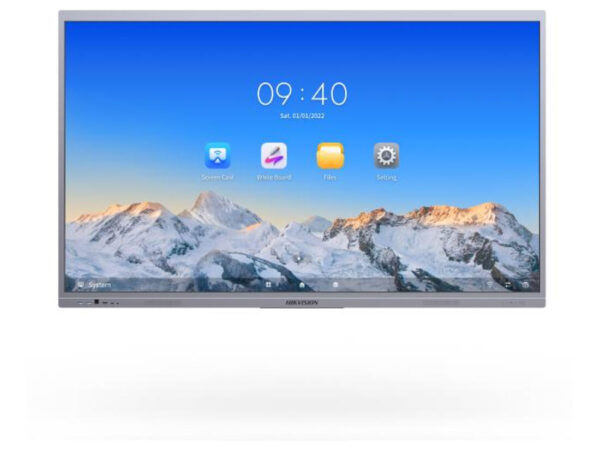 Hikvision Ultra Series DS-D5C65RB/A Pannello piatto interattivo 165,1 cm (65") LED Wi-Fi 400 cd/m² 4K Ultra HD Grigio Touch screen Processore integrato Android