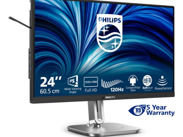 Philips 4000 series 24B2N4200/00 Monitor PC 60,5 cm (23.8") 1920 x 1080 Pixel Full HD LCD Grigio