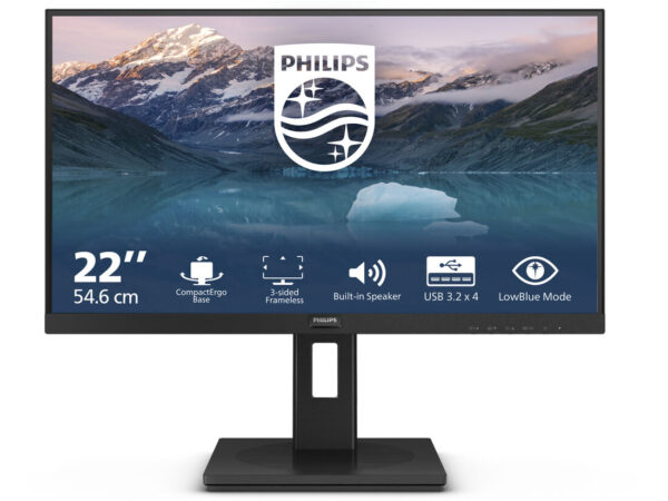 Philips 222S9JML/00 Monitor PC 54,6 cm (21.5") 1920 x 1080 Pixel Full HD LCD Nero