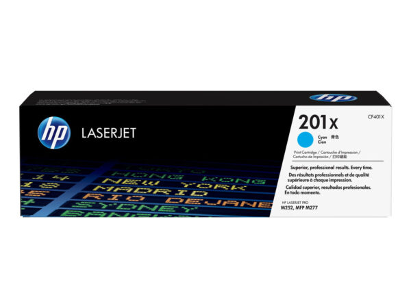 HP Cartuccia Toner originale ciano ad alta capacità LaserJet 201X