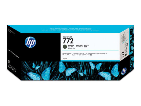 HP Cartuccia inchiostro nero opaco DesignJet 772, 300 ml